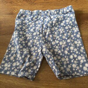 Cynthia Rowley gray floral bike shorts in size 8